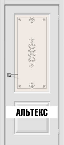 Межкомнатная дверь - Скинни-13 П-23 (Белый)