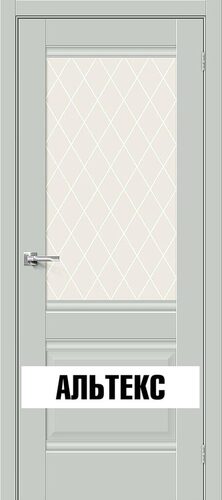 Межкомнатная дверь - Прима-3 Grey Matt