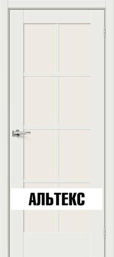 Межкомнатная дверь - Прима-11.1 White Matt