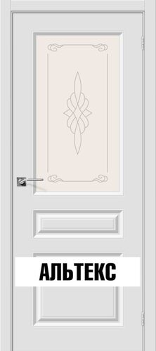 Межкомнатная дверь - Скинни-15 П-23 (Белый)
