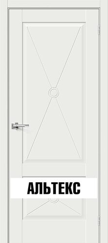 Межкомнатная дверь - Прима-12.Ф2 White Matt