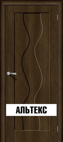 Межкомнатная дверь - Вираж-1 Dark Barnwood