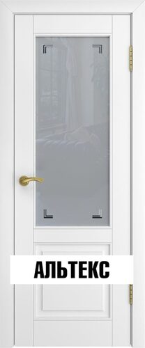 Межкомнатная дверь - Модель l-5 Белая эмаль