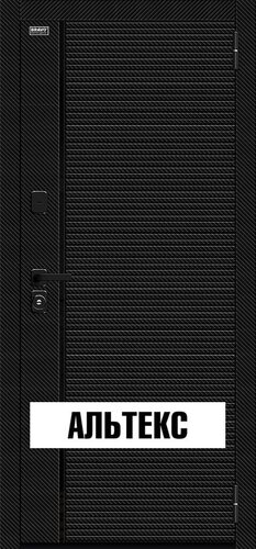 Входная дверь - Лайнер-3 Black Carbon/Off-white