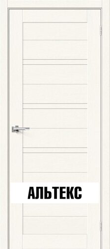 Межкомнатная дверь - Брав-28 White Wood